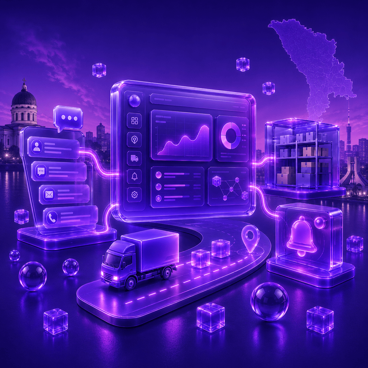 Automatizarea afacerii în Chișinău: cereri, depozit, livrare și notificări