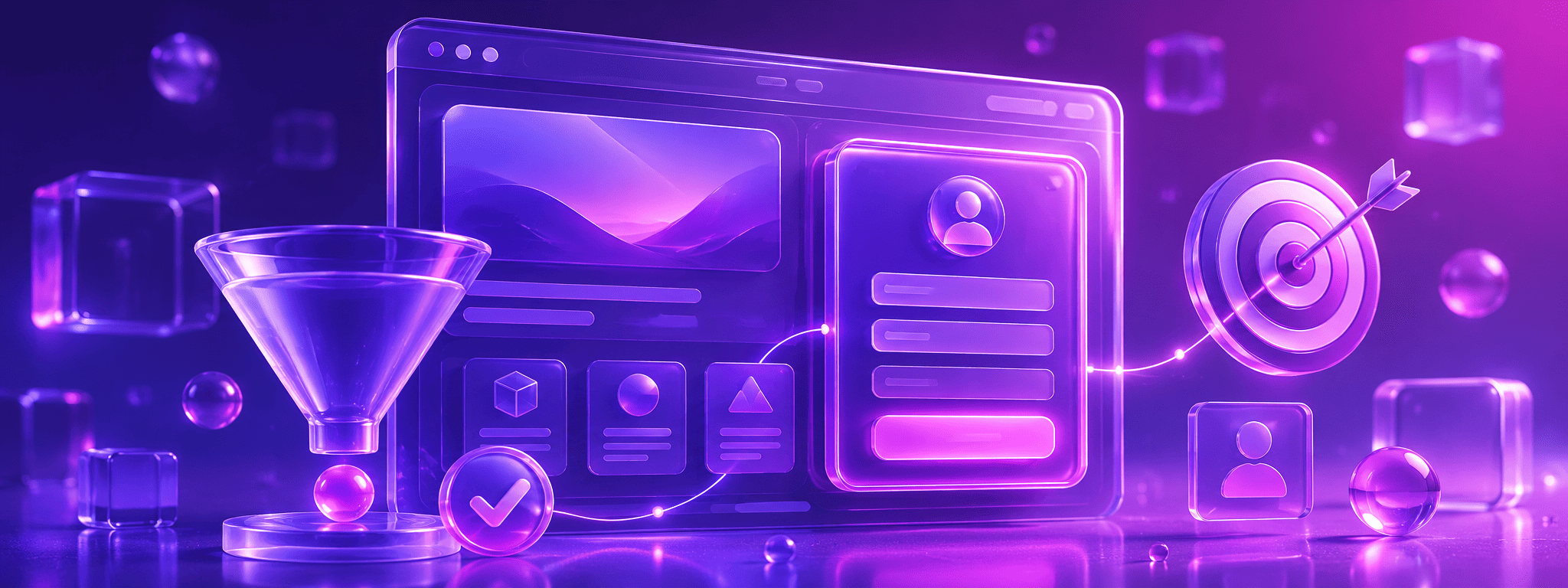 Turnkey landing page with request form
